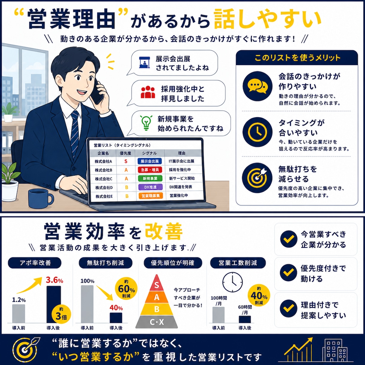 期間限定｜当たる営業に変えるリスト提供します 今、動いている企業が分かる営業リスト イメージ8