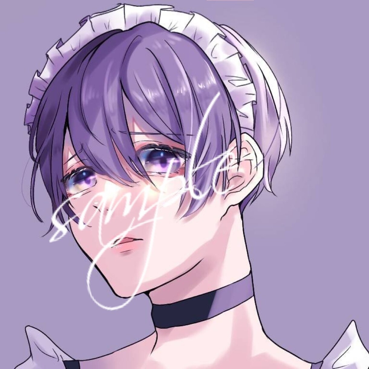 透明感のあるイラスト制作致します SNSアイコン、動画用1枚絵、キャラデザなど様々なイラスト イメージ6