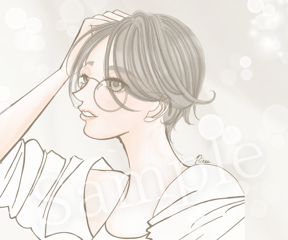 大人女性向けの世界観作りのイラスト制作をします 個人事業主様の雰囲気作りのイラスト×デザインをご提案します イメージ8