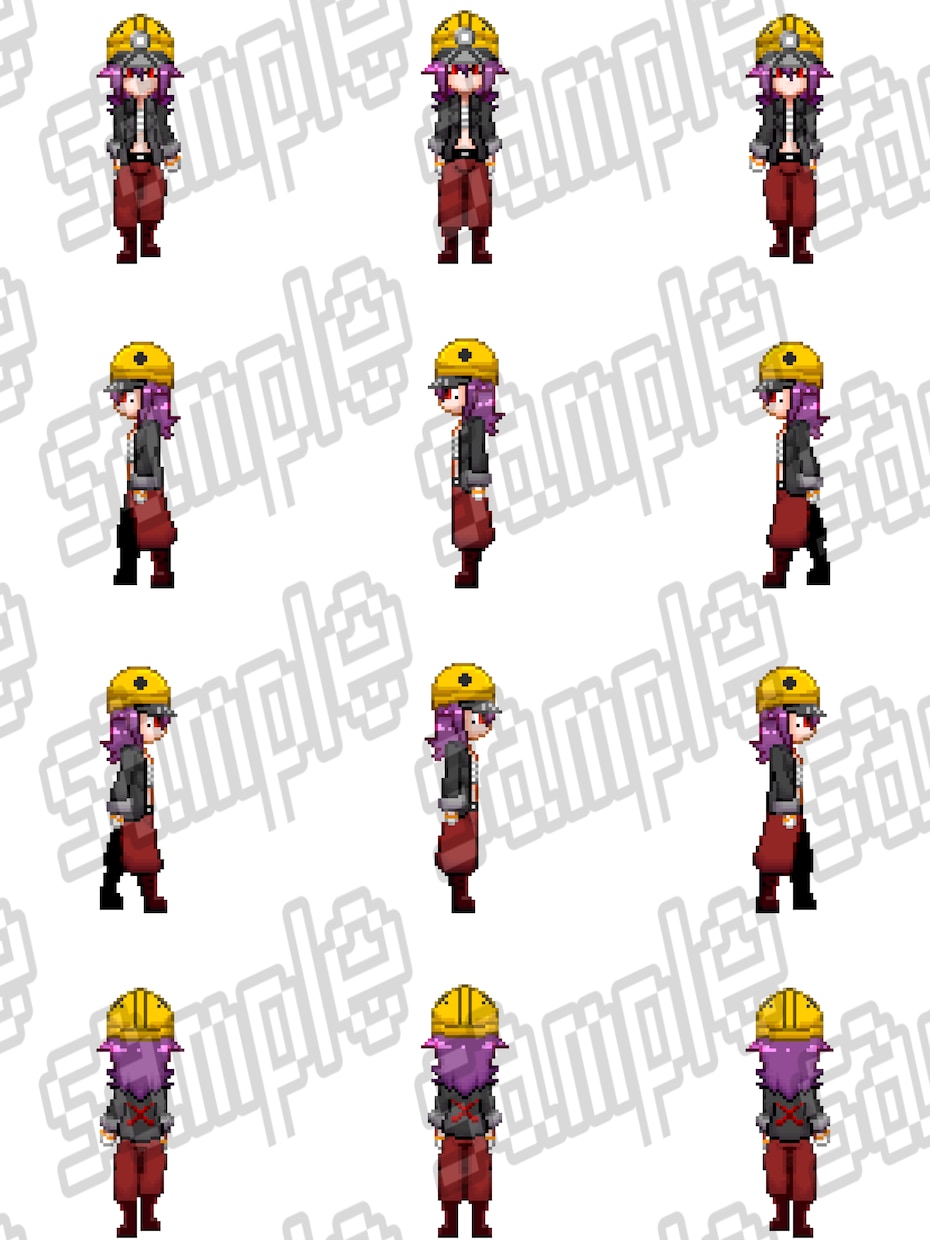 各ツクール規格キャラチップ製作依頼承ります 貴方のキャラクターをゲーム画面に イメージ6