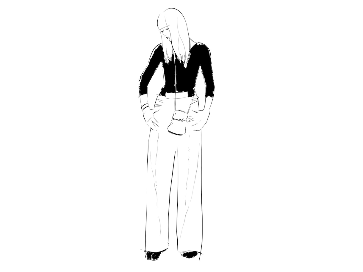 モノクロ調のお洒落なイラストを提供いたします 大手企業の広告デザインをしたデザイナーがイラスト制作します イメージ1