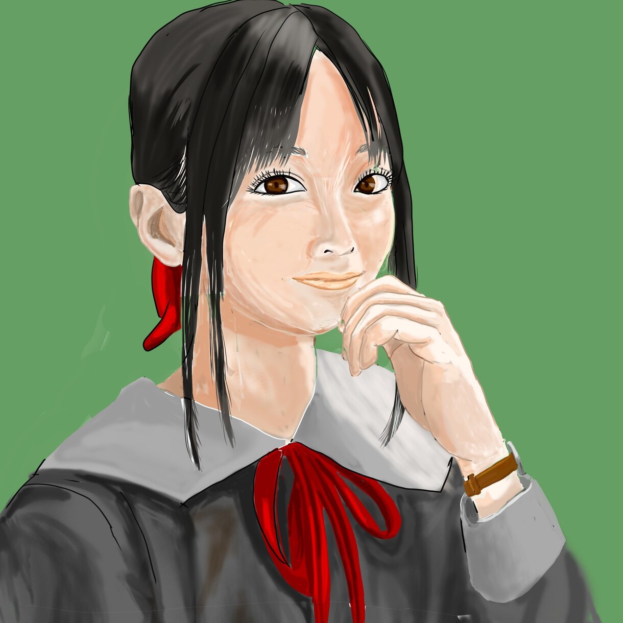 写真を元にデジタルイラストを作成します デジタルイラストで似顔絵を作成します イメージ3