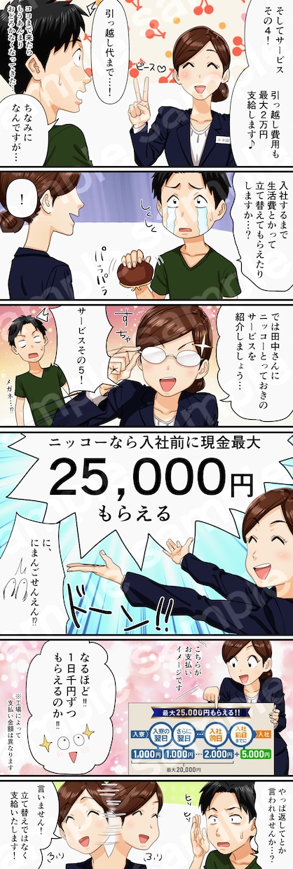 親しみやすい絵柄で伝わる漫画描きます 少年誌での受賞、掲載歴あり！高クオリティの漫画に仕上げます！ イメージ7