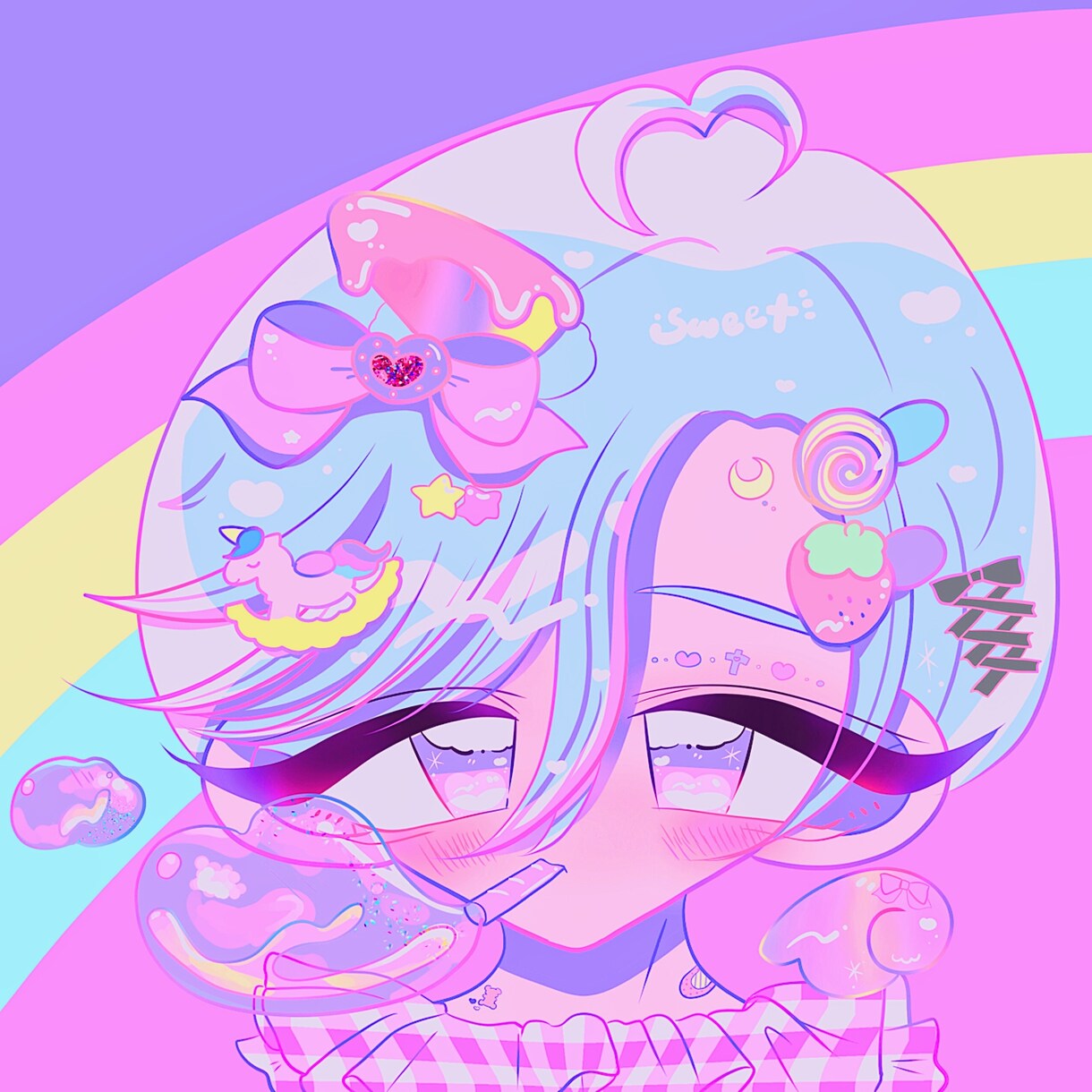 アイコンを描きます ゆめかわいい絵柄が得意です！！ イメージ5