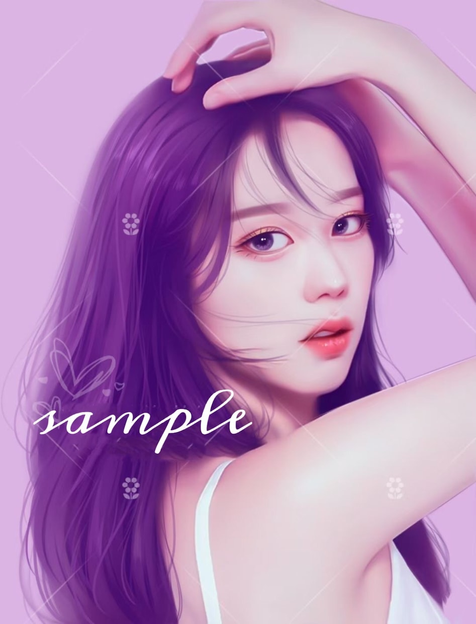 綺麗なリアル似顔絵/実写SNSアイコンを描きます 写真を元に似顔絵/受付画面、ご自身を更に魅力的に表現します イメージ3