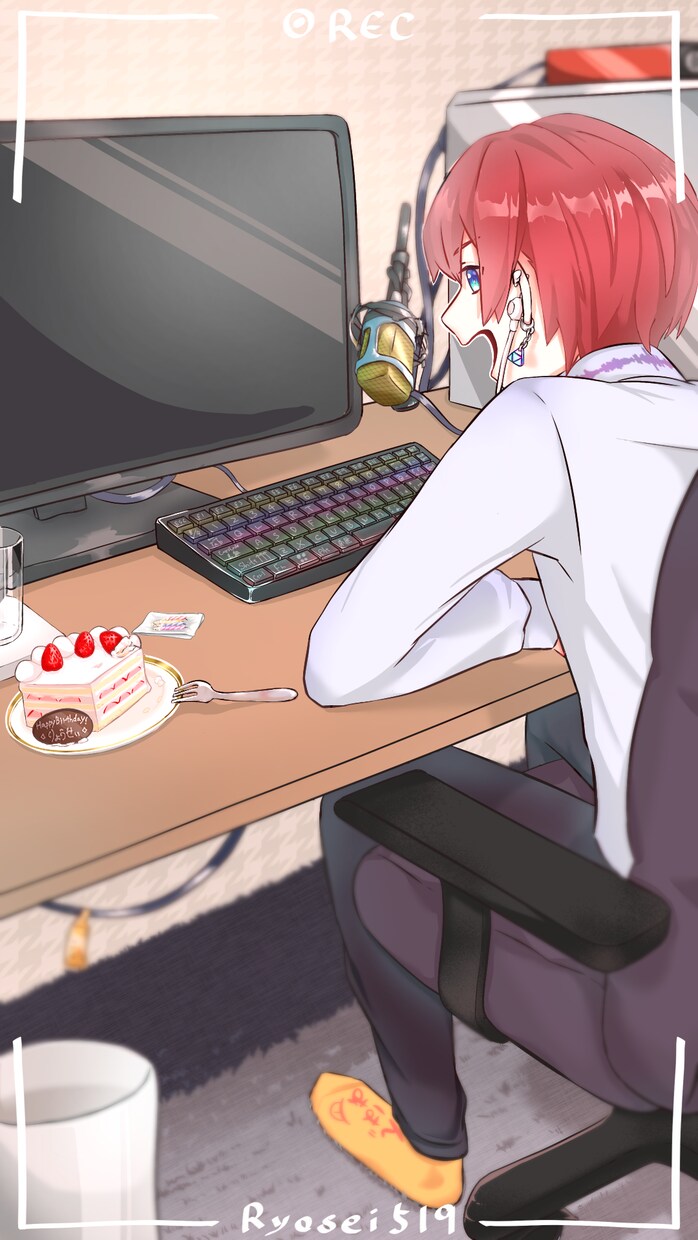 最短3日⁉️魅力的な歌ってみたサムネイルを描きます 自分だけの歌ってみたサムネイルが欲しくありませんか？✨ イメージ5
