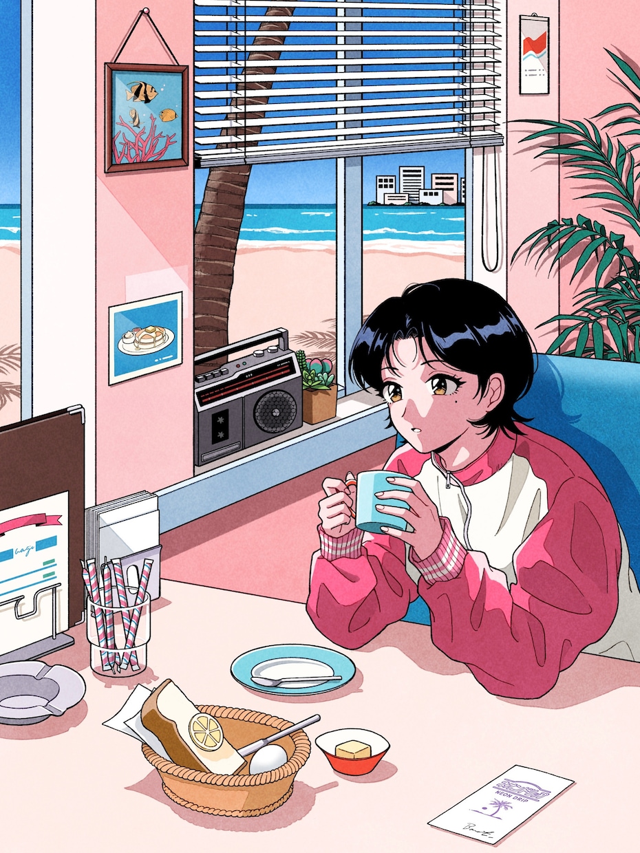 商用/EN OK◎レトロポップなイラスト描きます ◆動画サムネイル・ジャケット・グッズ・何でもご相談ください◆ イメージ6