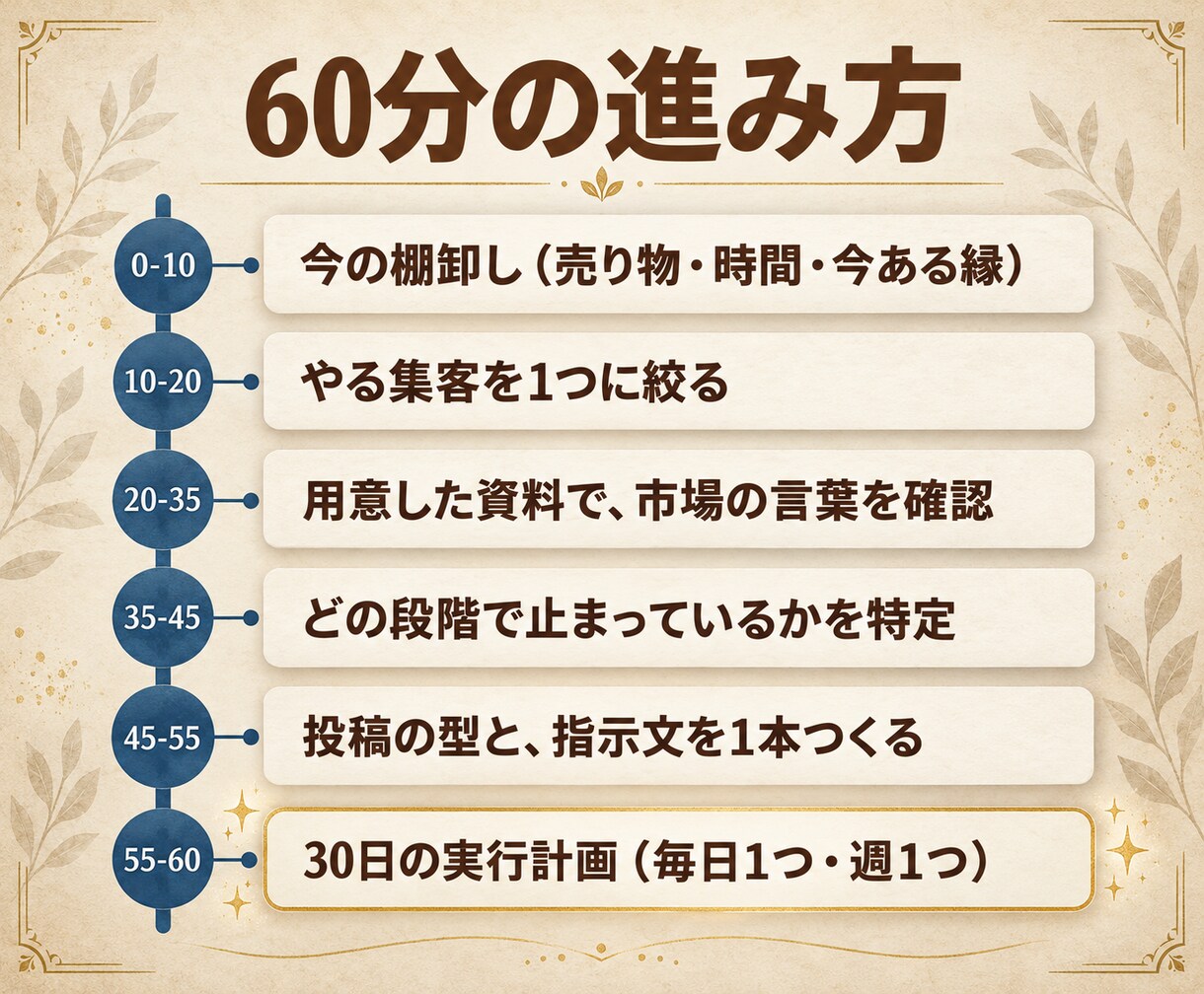 プロがClaudeCode導入後の集客設計します 作れるのに売れない、を60分で分解します イメージ5