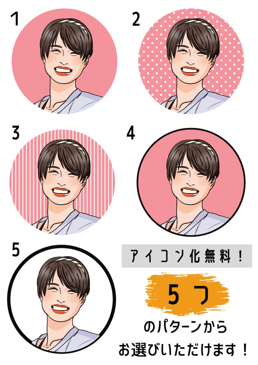使いやすい！リアル可愛い似顔絵描きます 鑑賞用、ビジネス共にご利用いただいています！ イメージ5