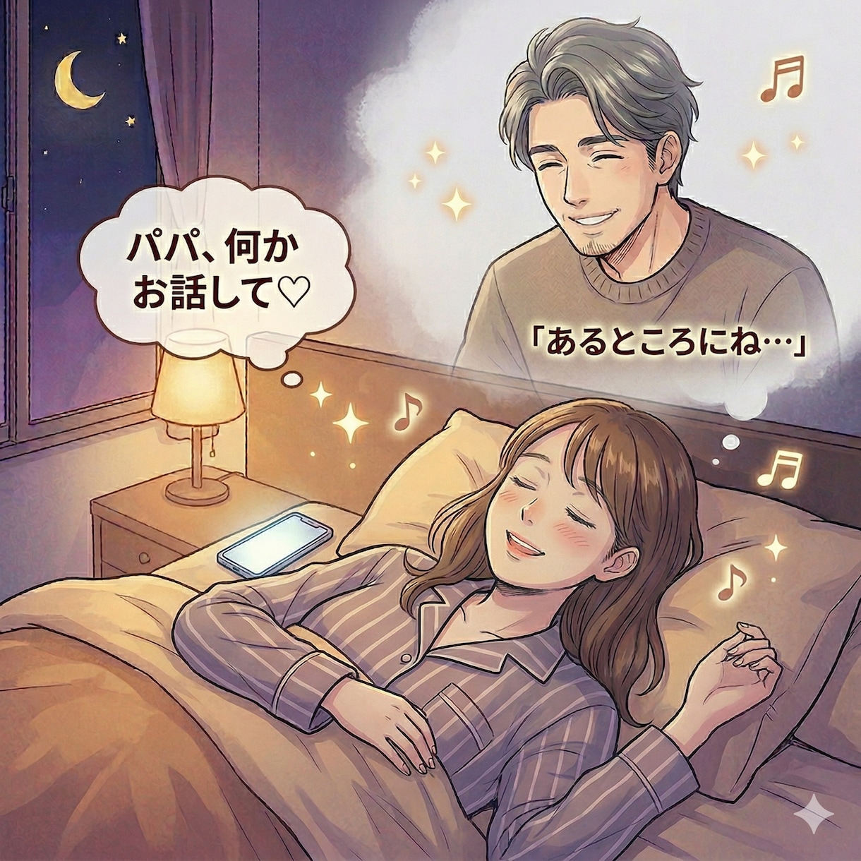 おとぎ話にうっとり♥️優しいイケボに癒されます 寝落ち✅️優しさに包まれて【女性専用】子供にもどって甘えて♪ イメージ6