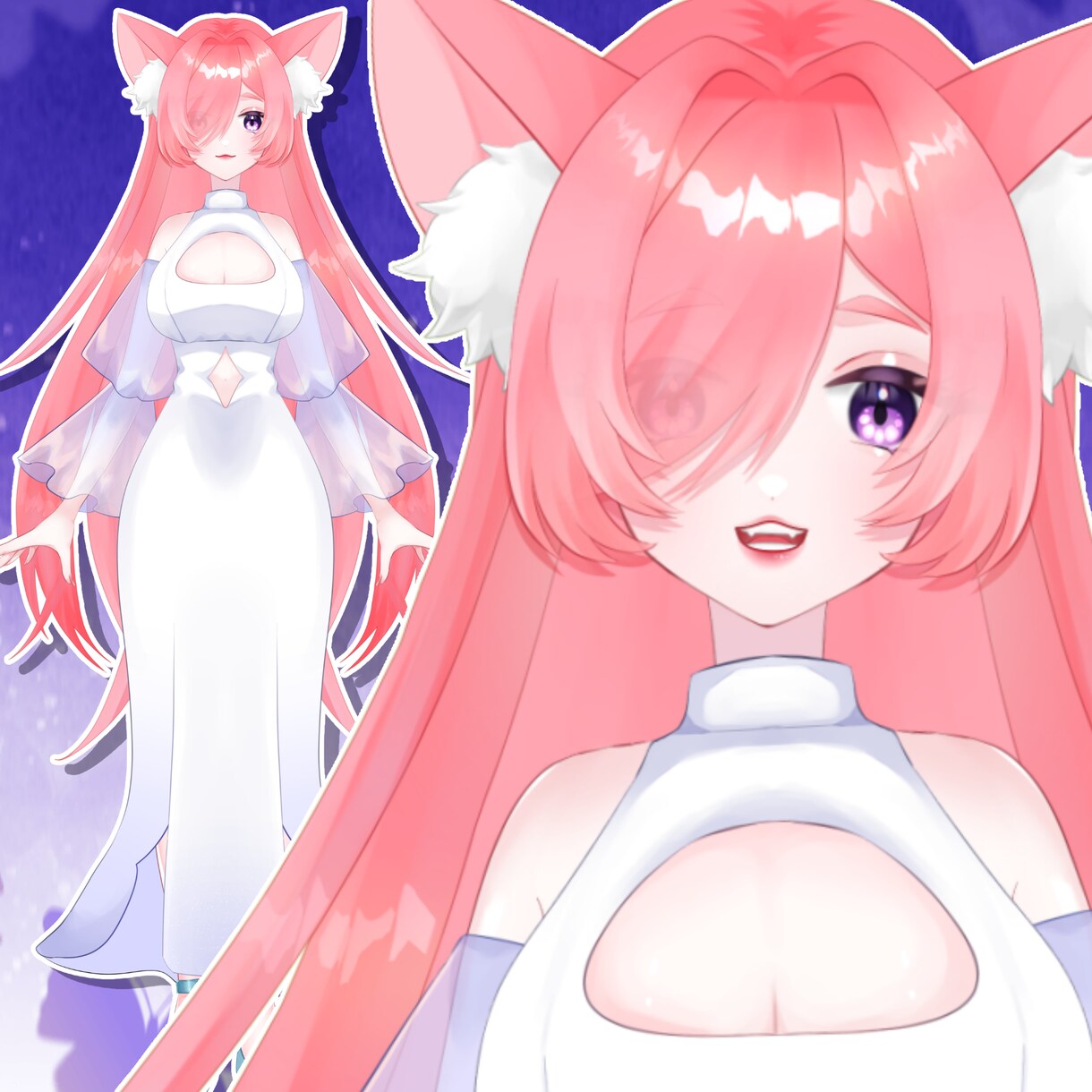 5名様限定半額!VTuberモデル制作します モデリングのみも受付中・気軽にご相談ください イメージ3