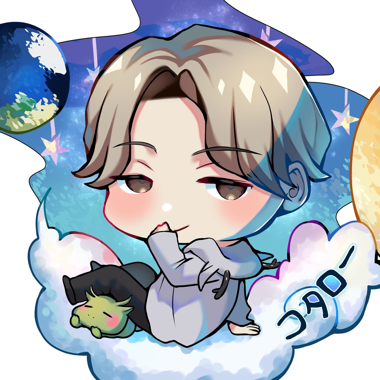 あなただけのかわいい似顔絵描きます SNSアイコンや似顔絵をかわいいミニキャラで描きます。 イメージ6