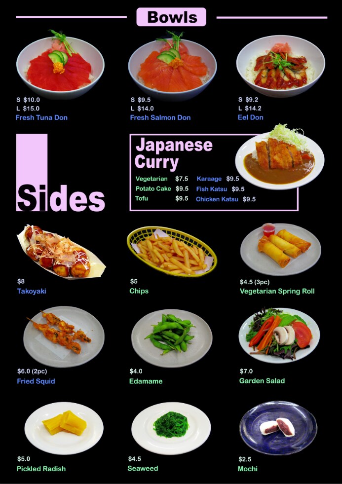 メニュー作ります かっこよくて目立つ見やすいメニュー イメージ2