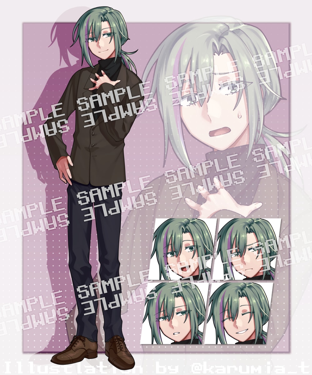 TRPG等向けキャラクター立ち絵イラスト描きます 短納期可！表情差分に自信ありです イメージ5