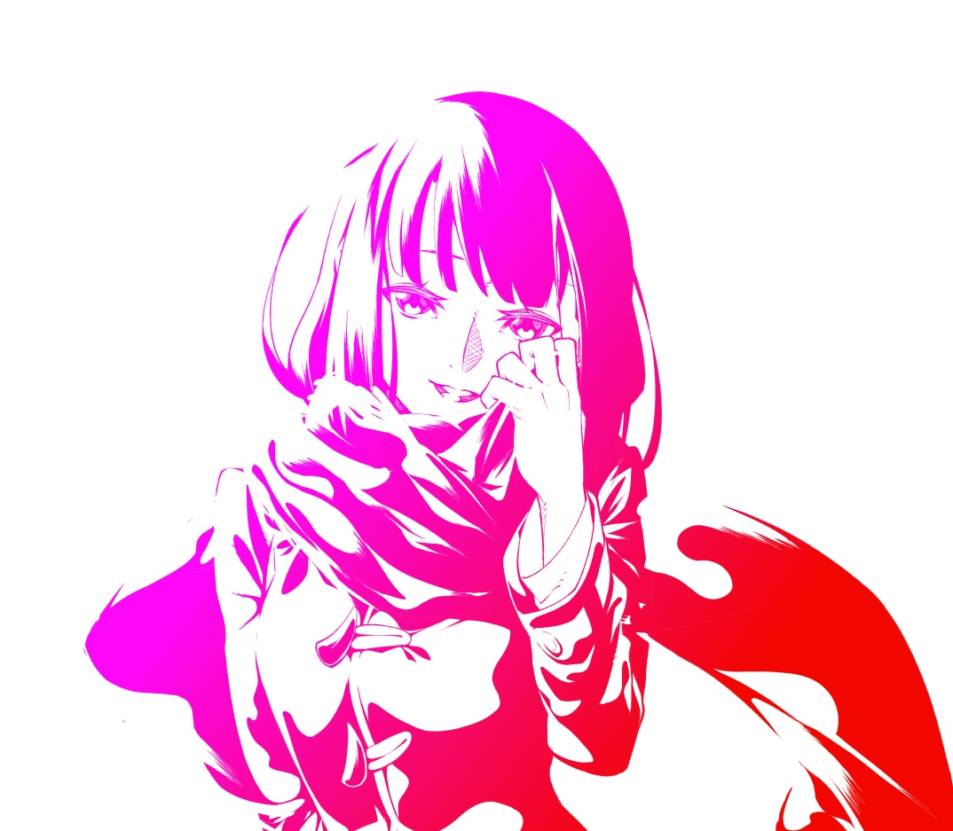 SNS用のアイコン【似顔絵:可】を線画で描きます 線画をお好きな色でグラデーションすれば素敵にっ!! イメージ2