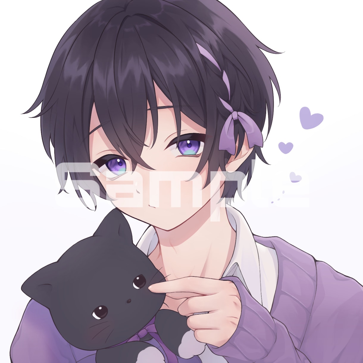 SNSアイコンお描きします あなたのオリジナルキャラをかわいいアイコンに！ イメージ3
