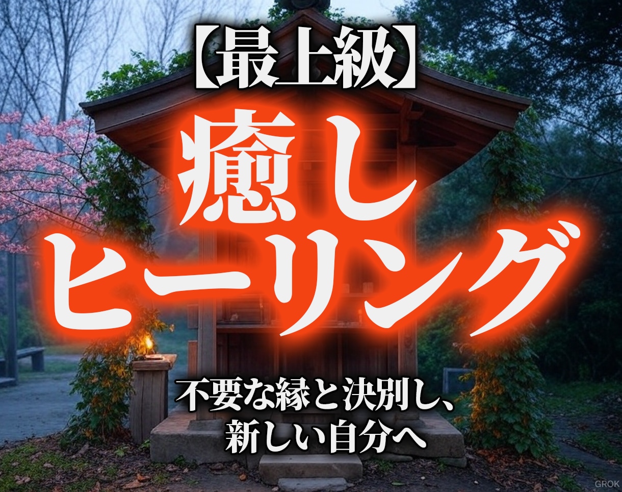 癒し遠隔ヒーリングで心の重荷を解放します 不要な縁と決別し、新しい人生へ一歩 イメージ1