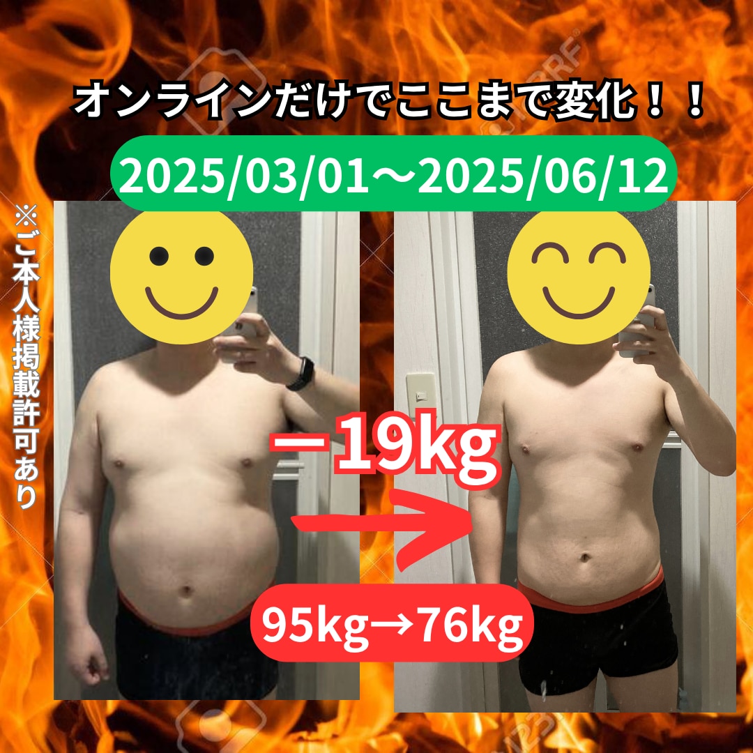 10kg以上痩せたい方！伴走して理想の体へ導きます 本気の方限定で全力伴走します！ イメージ3