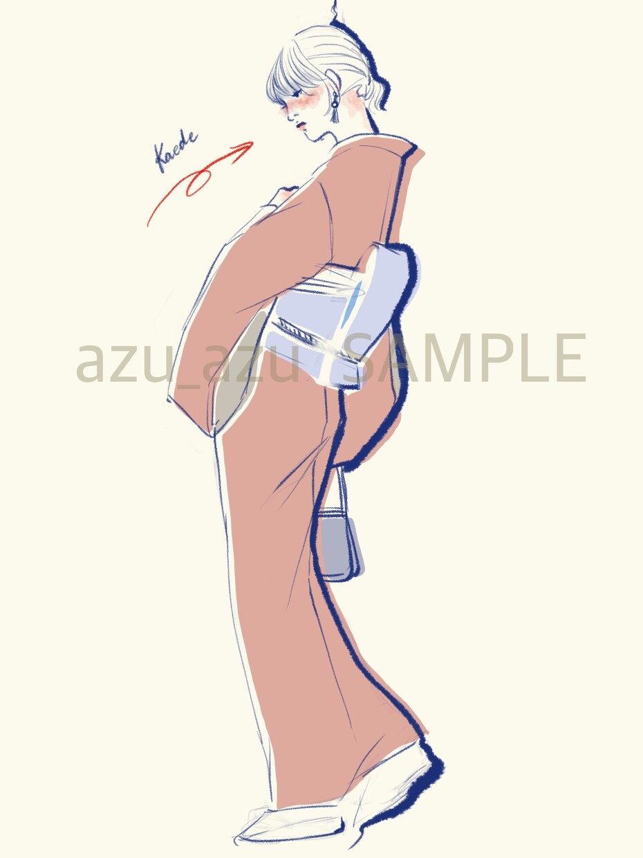 商用可！ファッションイラスト描きます ファッション風オリジナルイラストを描きます！ イメージ5