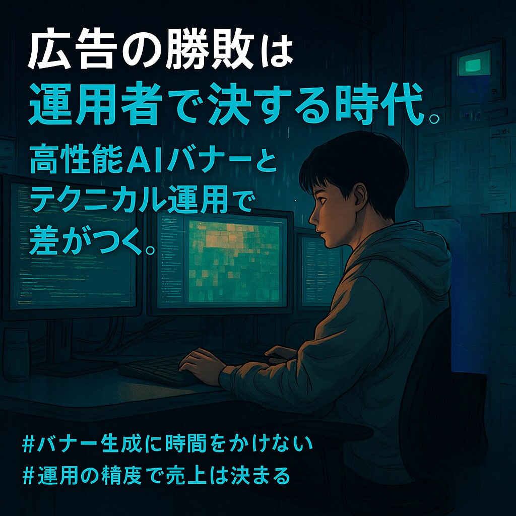 Meta広告運用を画像生成AIで最適化します トップアフィリエイター×最新AI運用 イメージ1