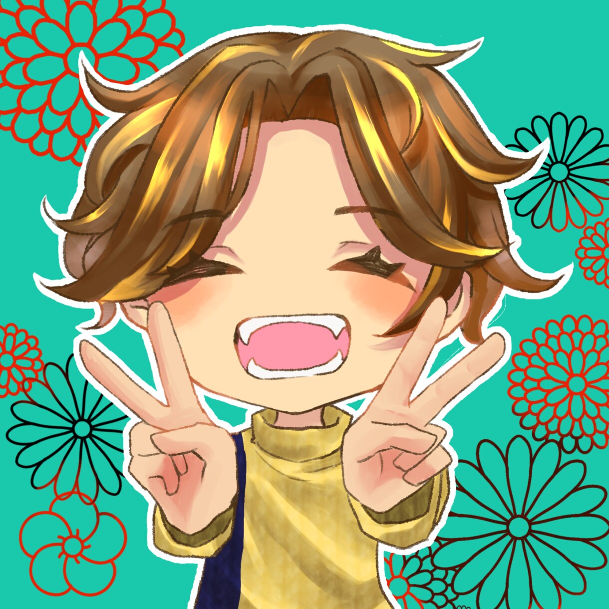 目を惹くSNSアイコン描きます 可愛くて綺麗なSDキャラや等身大キャラを求めている方へ イメージ4