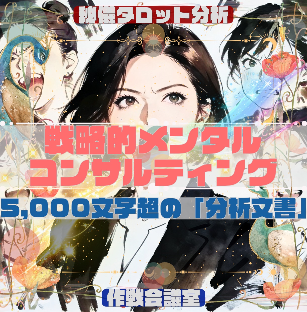 5,000文字超の「仕事分析」の鑑定書を納品します ★「大丈夫」の気休めより「どう動くか」を知りたい女性起業家へ イメージ2