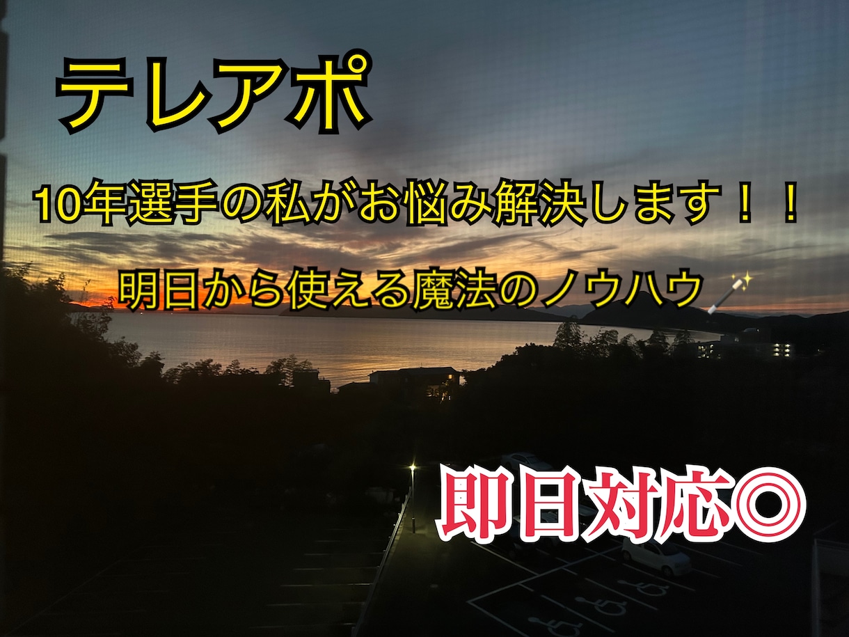 業界大手で10年走り続けた私がノウハウ教えます どんな商材でもアポ獲得率アップまで導きます イメージ1