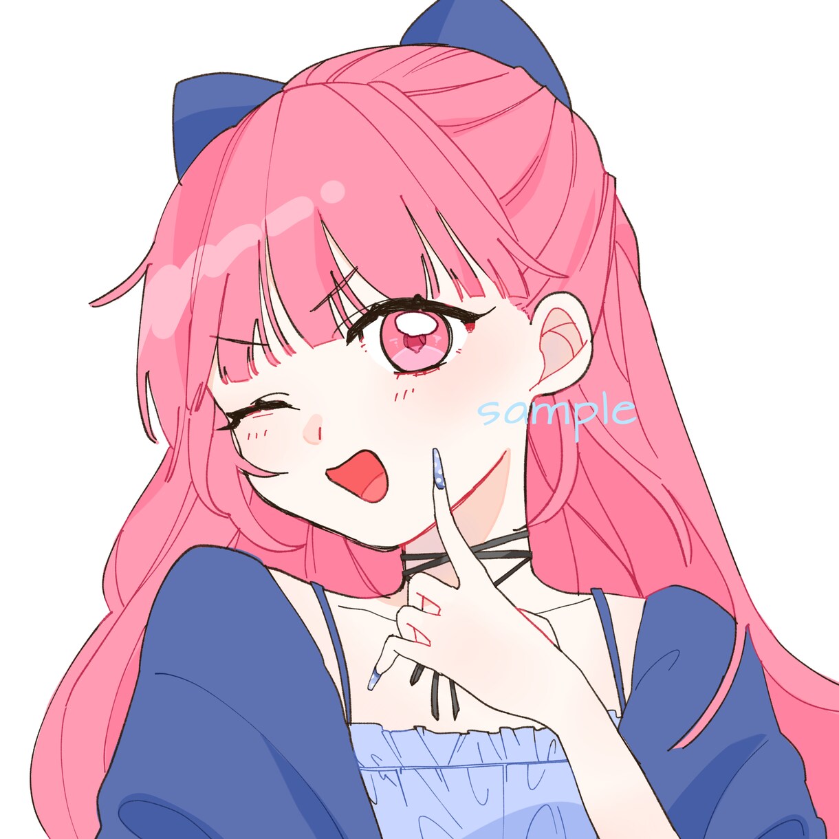 格安でかわいいイラストお描きします 最短1日で納品。SNSアイコン、グッズ等に！ イメージ1