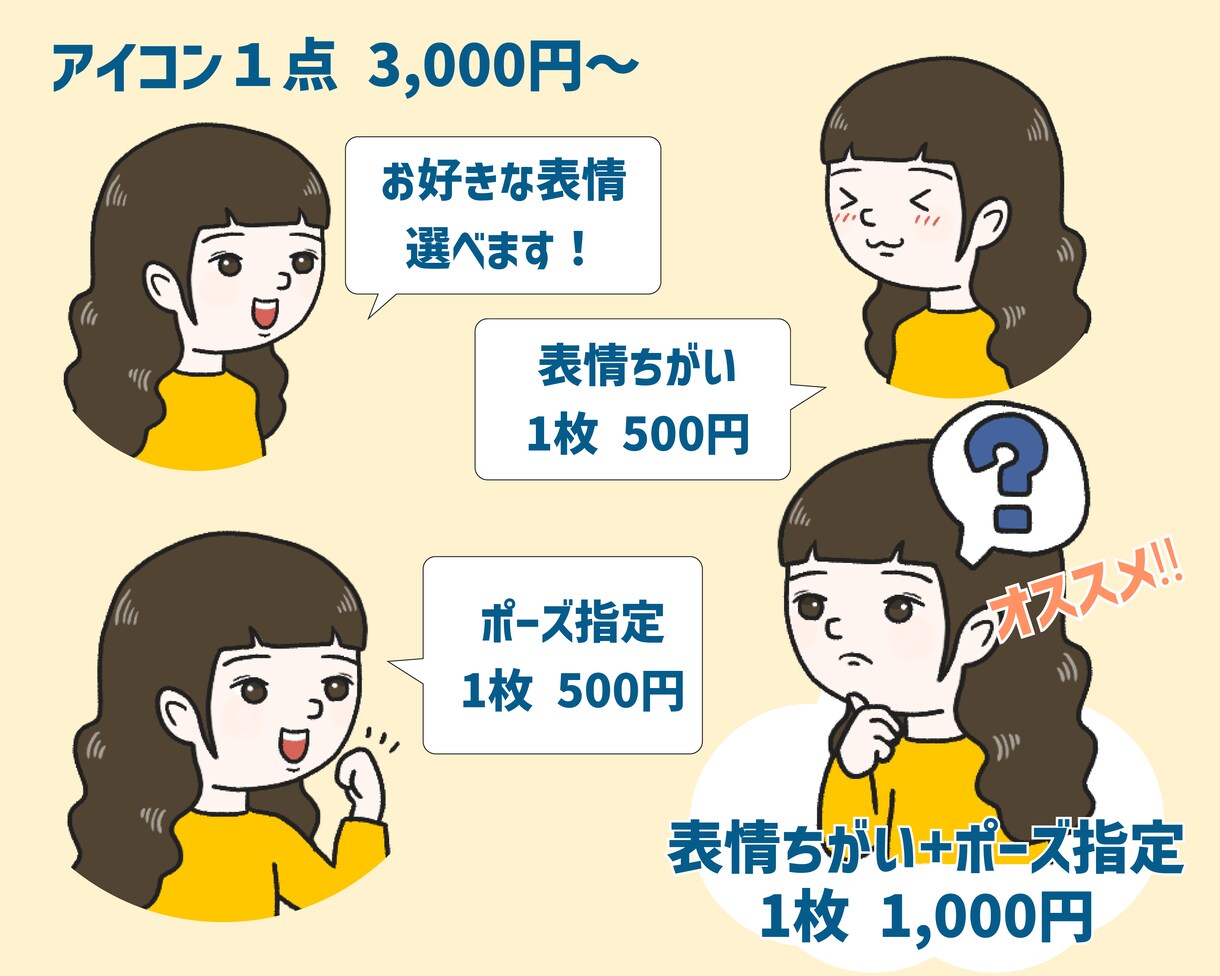 初めての方も歓迎！ほどよく可愛いイラスト描きます SNSやブログを自分らしく♪アイコン・挿し絵・絶妙な似顔絵も イメージ7