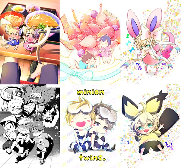 可愛いSDキャラ描きます 可愛くて色んな種類のミニ、SDキャラを揃えてます イメージ2