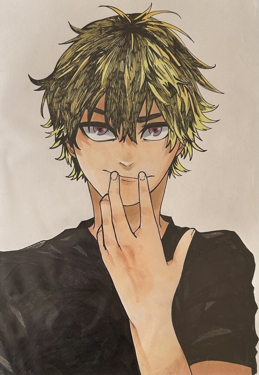 男性キャラが好きな方へ提供します とても顔の良いオリジナルキャラを描いています。 イメージ7