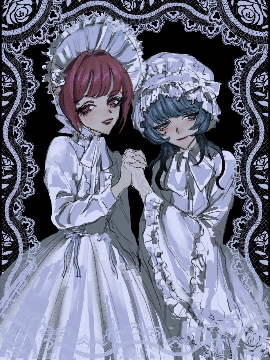 アイコン、一枚絵、立ち絵、お描きします ダウナーな雰囲気の厚塗りイラストが得意です イメージ8