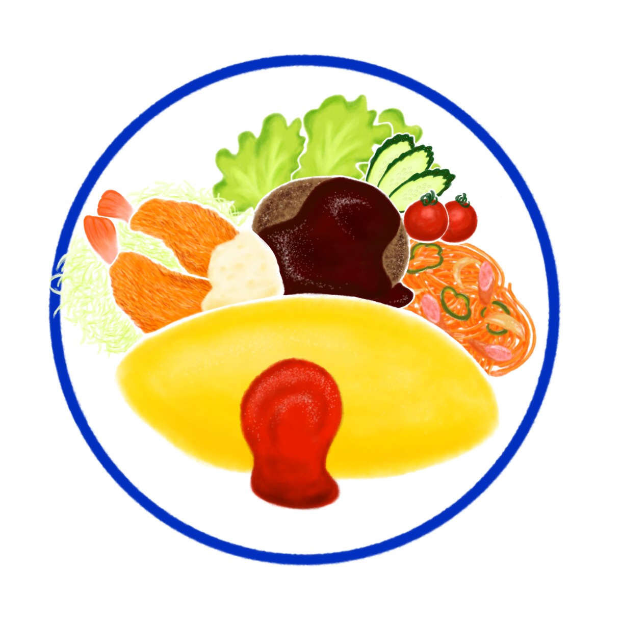 おいしそうな食べ物イラスト描きます おいしさが伝わるような食べ物イラストを描きます イメージ1