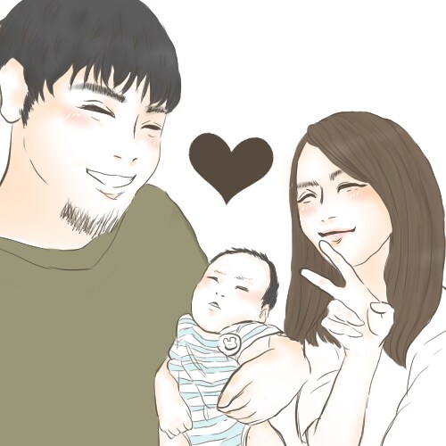 写真を元にお洒落なにっこり笑顔の似顔絵描きます 写真を元におしゃれにお描きします♡ イメージ6