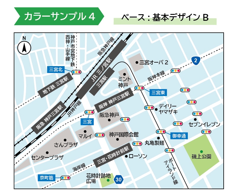 地図・案内図を分かりやすく作成します 何度も修正OK！商用利用可！チラシ・HP・名刺など幅広く対応 イメージ8