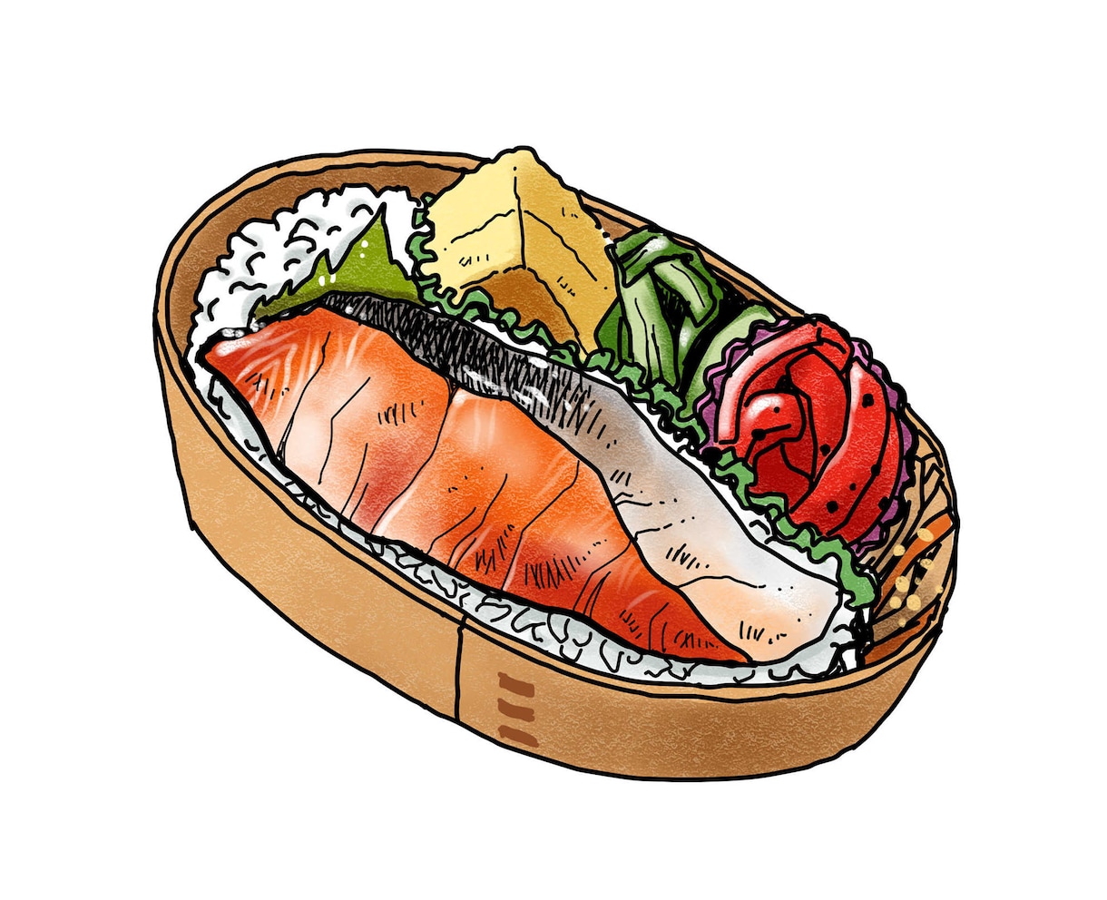 お料理の絵を描きます お店のメニューや記念のお料理を絵にしませんか？ イメージ1