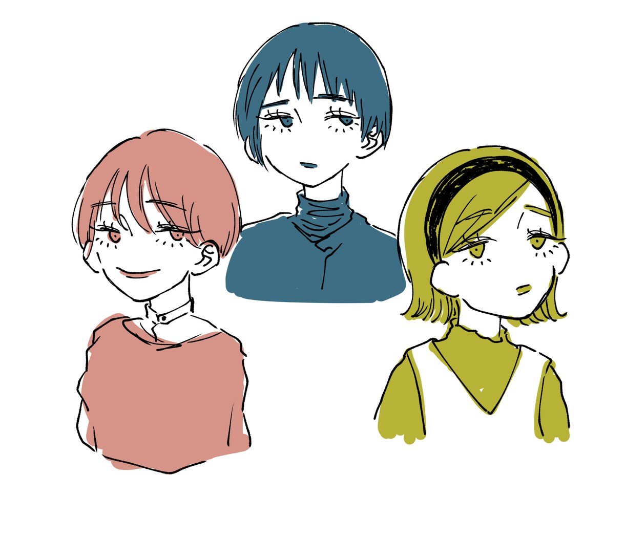 ゆるい女の子のアイコン描きます かわいいアイコンでSNSしませんか？？ イメージ7