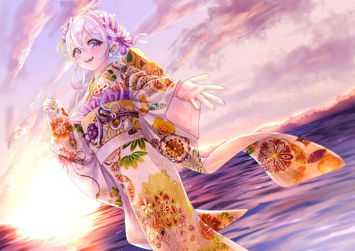 キラキラなアイコン・イラスト描きます ラフ案2枚提出！お気軽にご相談ください！ イメージ2