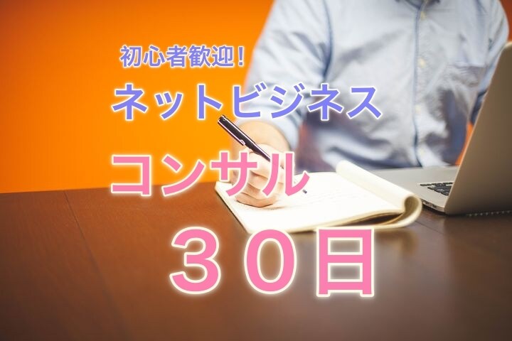 ネットビジネスで稼ぐ為の本気コンサル！３０日します 本気の人だけ来てください！３０日みっちりコンサル致します！ イメージ1