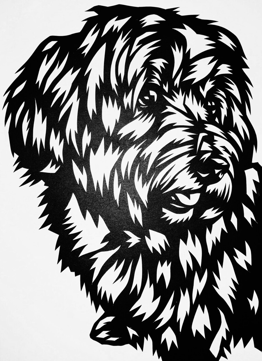 ペットの似顔絵を切り絵で作ります 大切な家族だから。その成長と思い出を特別な形に残しませんか？ イメージ10