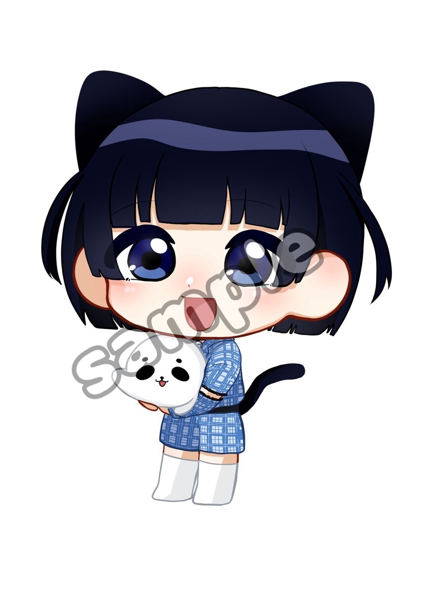 グッズに使うSDイラスト描きます グッズ制作のお手伝いをいたします！ イメージ1