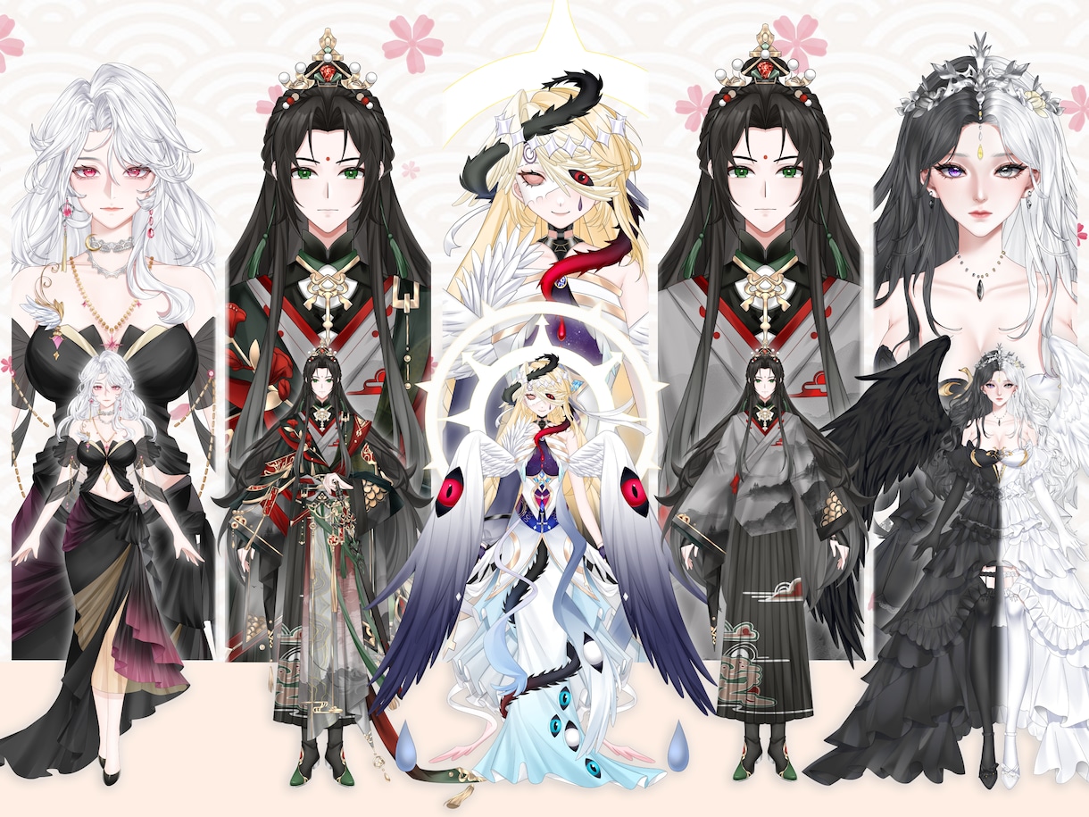 高精度・高複雑度Live2DVモデル制作します 立ち絵からモデリングまで一貫対応無制限修正・商用利用可 イメージ10