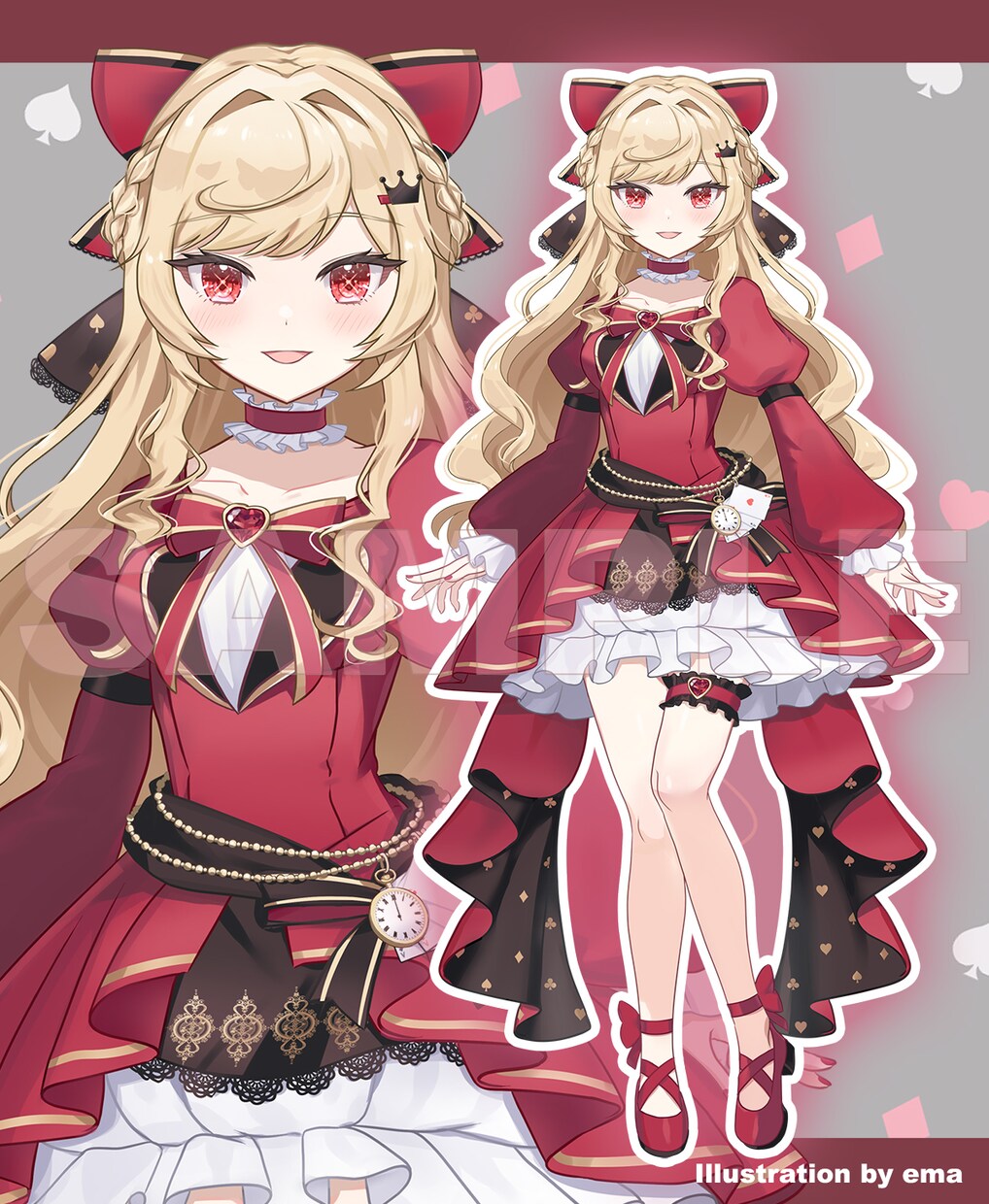 IRIAM・TRPG・動画・ゲーム用立ち絵描きます 表情差分2種おまけあり！かわいいキャラが得意です！ イメージ2