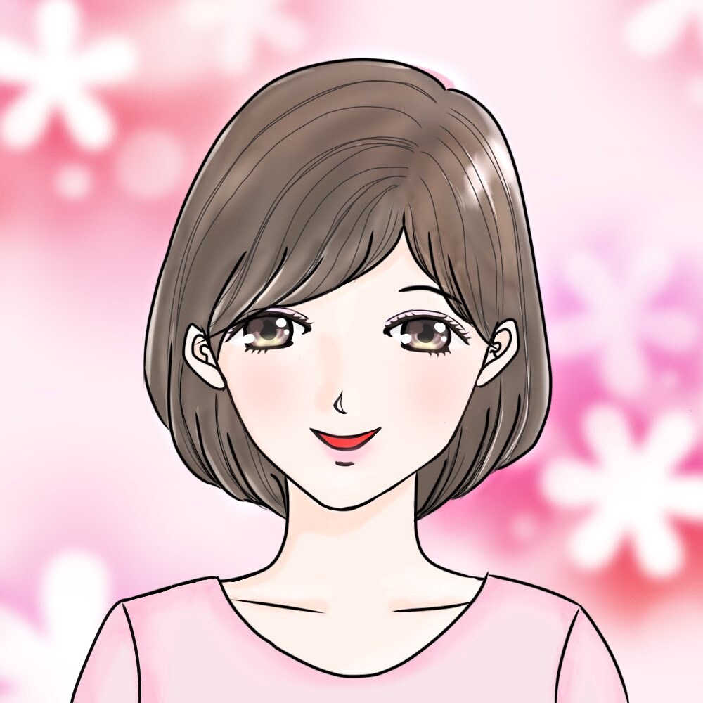 寄り添いアイコン♪SNSやブログで目立ちます ラフ数種類は無料！背景透明どうぞ！満足いくまでご希望を♪ イメージ3