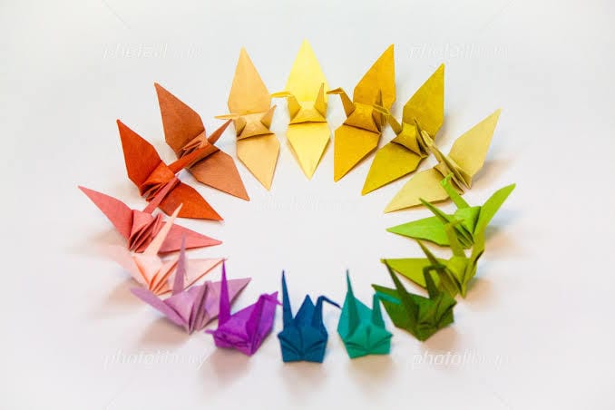 綺麗な折り鶴作ります パーティ、結婚式、お見舞い、折り鶴シャワー等、用途は様々！ イメージ1