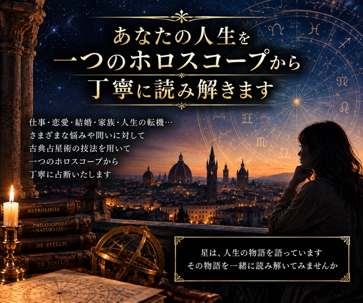 古典占星術（中世の占星術）で占断します 人生におけるさまざまな悩みに丁寧にお答えさせていただきます。 イメージ5