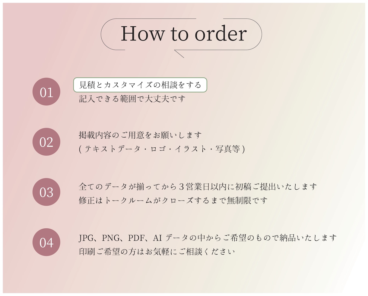 上半期特別価格＊チラシ作成承ります 元工務店インハウスデザイナーが低価格・高品質で作ります イメージ3