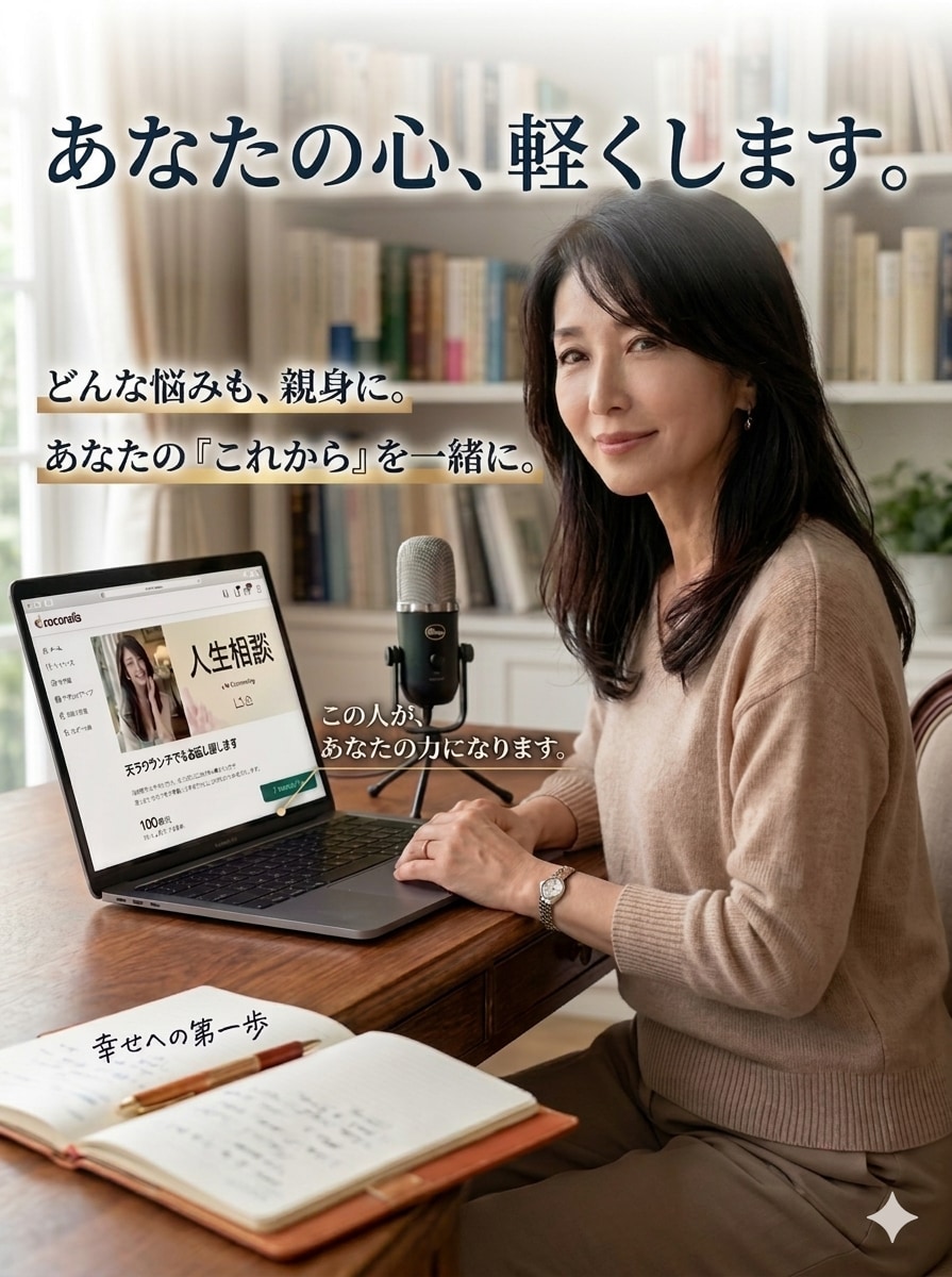 どんな悩みもお聞きします 心が楽になるようにゆっくりとお話しをお聞きします イメージ1