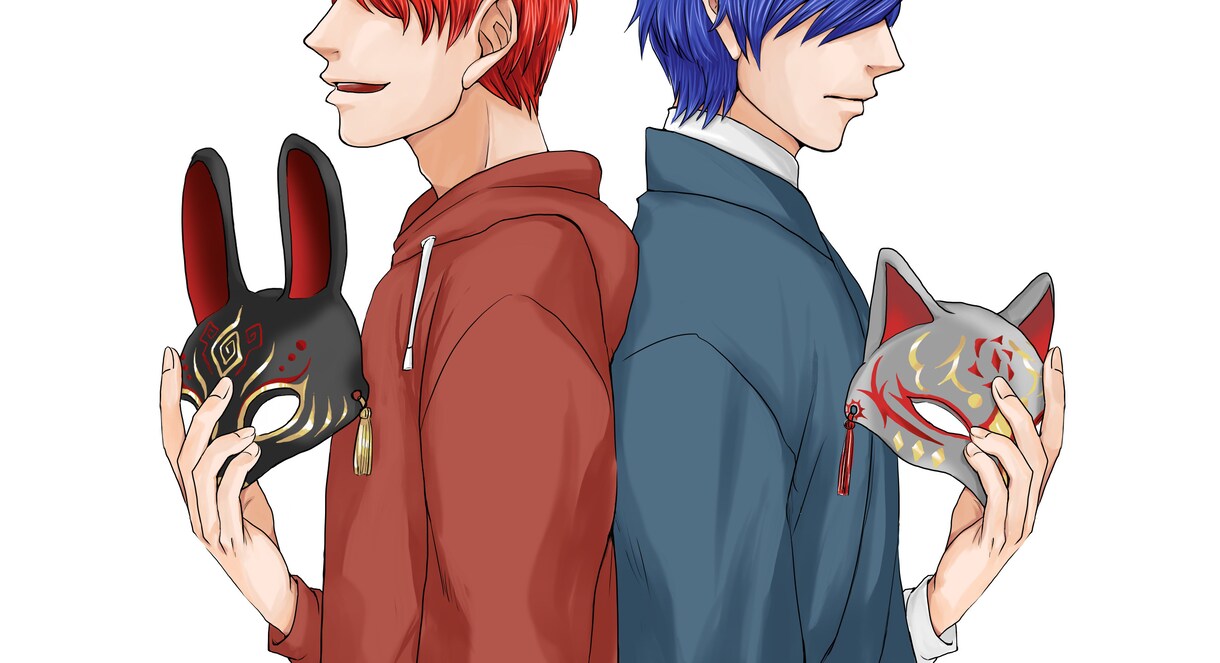 ヘッダー、サムネイルのイラスト描きます 版権/BL/百合/夢絵OK ヘッダー.サムネイル.趣味用に イメージ4