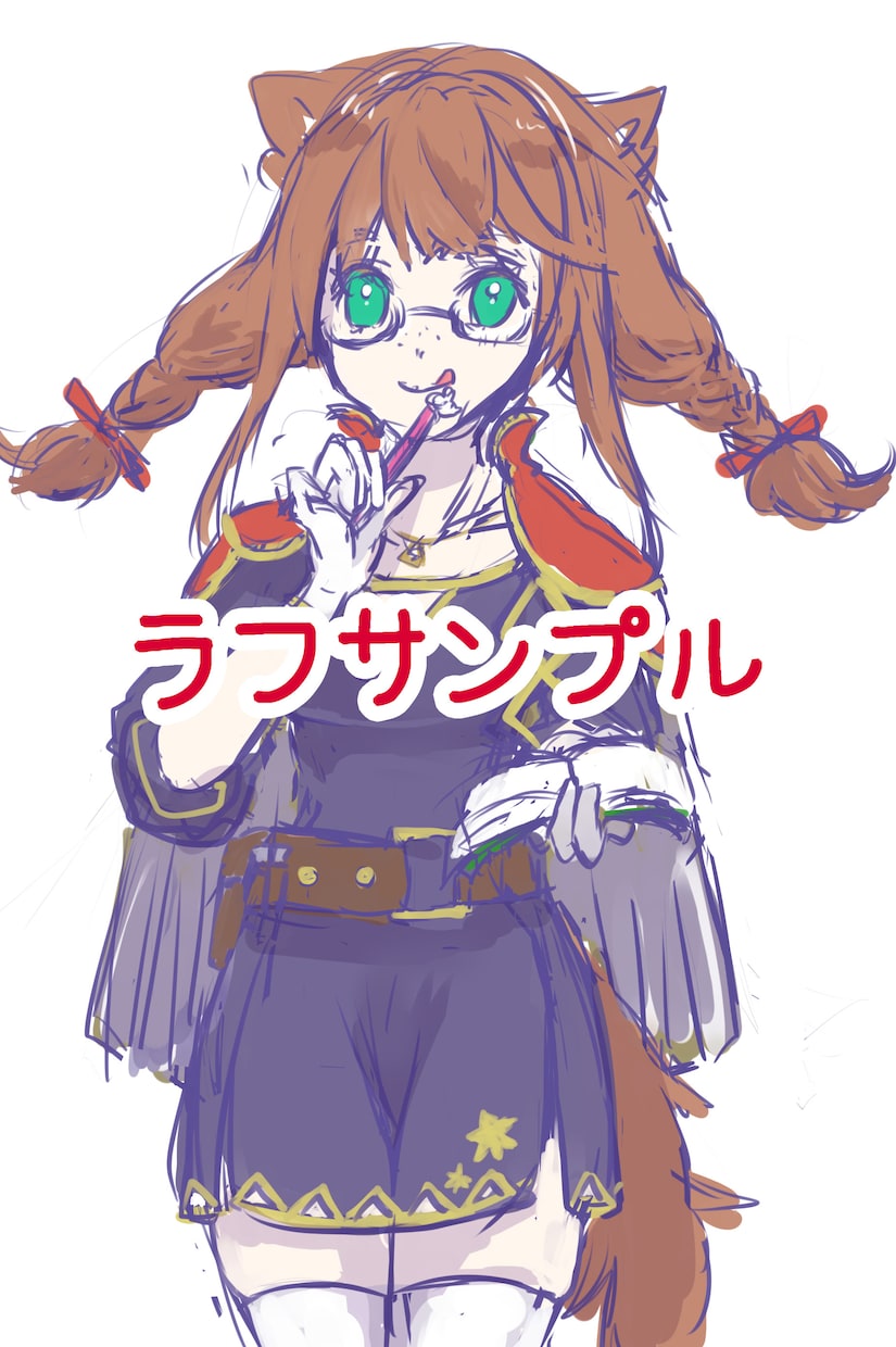 特別価格中/アイコン、ヘッダーイラストお描きします かわいい女の子や色っぽいお姉さんが得意です！ イメージ3